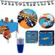 Hot Wheels Tableware Party Kit for 8 Guests